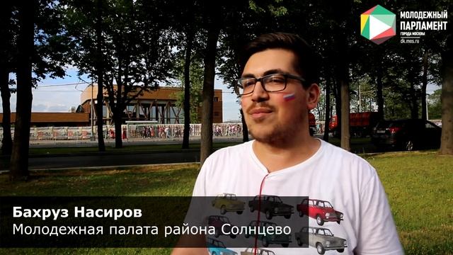 Флешмоб на Воробьевых горах