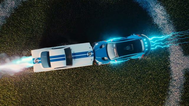 Rocket League: Ford Mustang Mach E Vs. Shelby GT350R Rule One Trailer - REVERSED