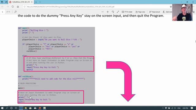 Python Dice Rolling and Dice Games - Beginner Python Lesson Learn Python Fast by doing a Dice Rolle