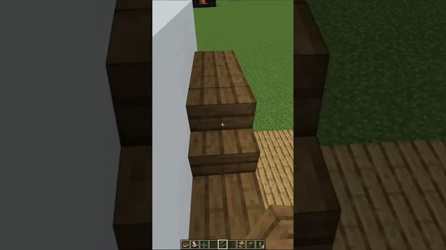 Как сделать красивую книжную полку в майнкрафте. #minecraft #shorts