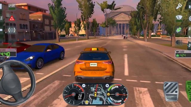 Taxi Sim 2020 Mercedes Classe A Rider Rome To Night Android IOS Gameplay