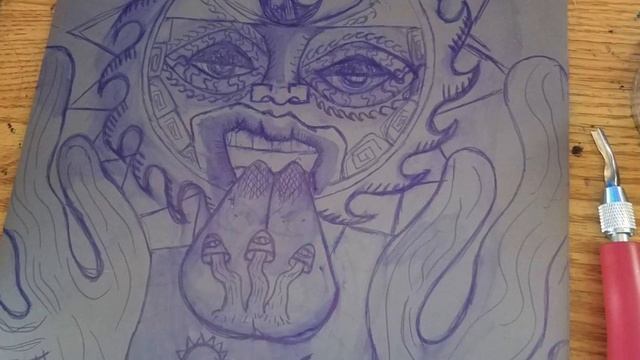 Block Printing Tutorial Linoleum Cut Out