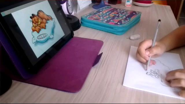 Как рисовать: кот на подушке