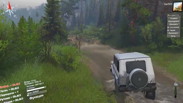 Обзор модов для игри в Spintiers(Mercedes-Benz G65 AMG)