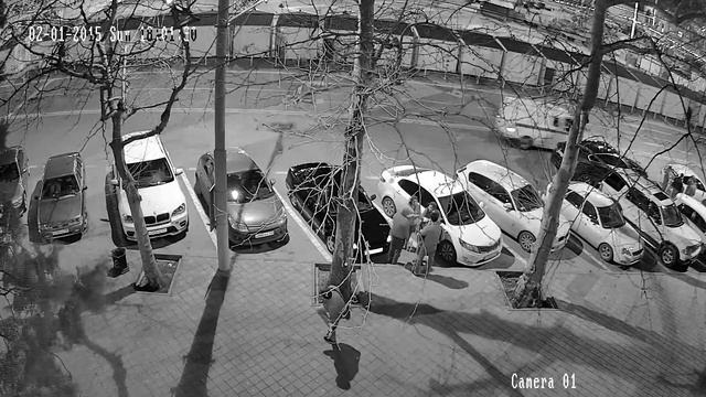 Пример ночной записи с IP камеры BSP 2 мегапикселя с SONY Exmor 1/2.8