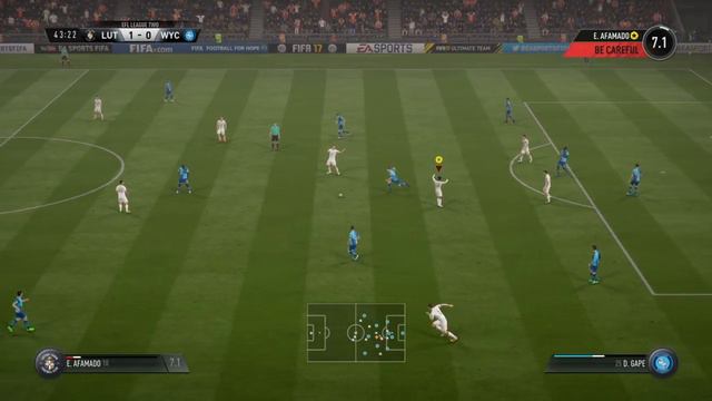 FIFA 17 Career Crazy Goal Luton Town Wycombe