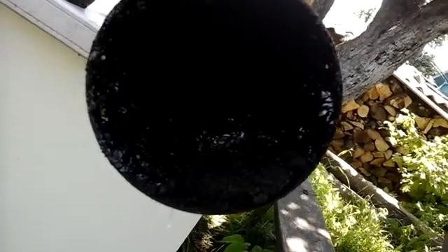 Загрязнение дымохода сырыми дровами и берёзой-Chimney Clogged With Raw Wood And Birch