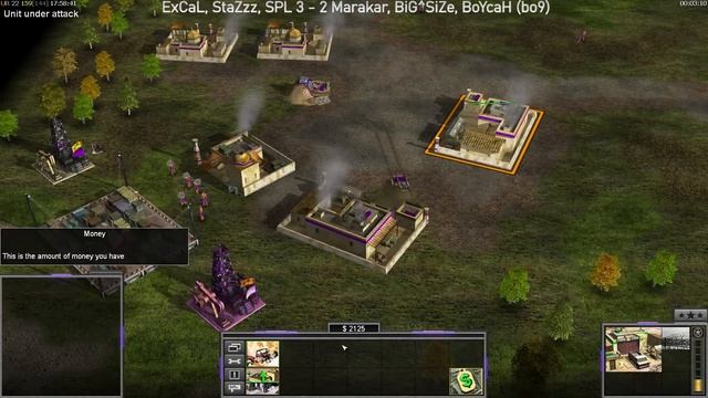 ExCaL, StaZzz, SPL Vs Marakar, BiG^SiZe, BoYcaH | 3v3 Sponsored Challenge | C&C Zero Hour