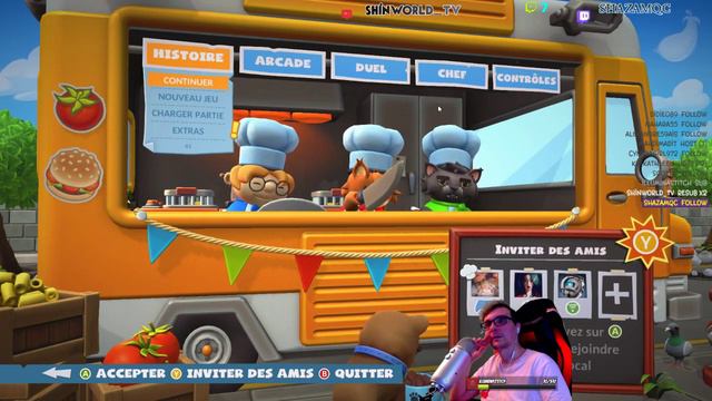 🎲Overcooked 2! [FR / PC]🥗Cooking Doudou#2 🥗FOU RIRE🎲 🎲 -🎂 🎲