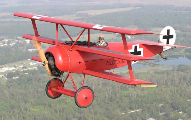 Fokker Dr.I бумажная модель