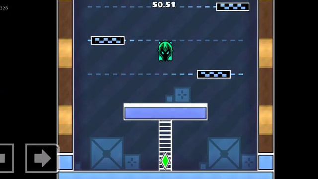 Прохождение Over The City Geometry Dash(монетка в конце)