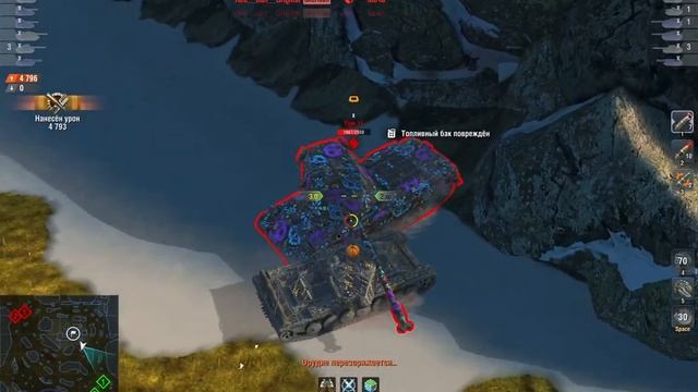 Т-100 ЛТ против фулового Type 71 | Ну или Лебединое озеро | Tanks Blitz