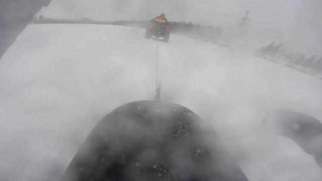 на корыте за квадром