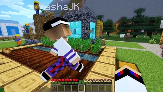 НОВАЯ ДЕВУШКА СОСЕД в Майнкрафт НУБ И ПРО ВИДЕО ТРОЛЛИНГ MINECRAFT