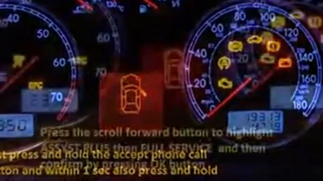TOYOTA STARLET  1984 01 1988 12 How To Reset Service Light Indicator