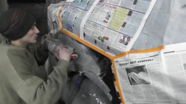 Покраска Хундай заднее крыло. Ч 1