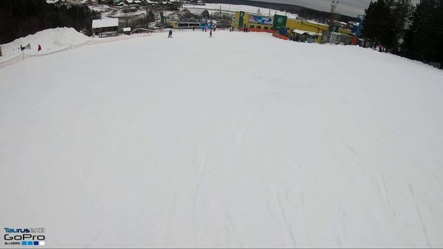 Гора Пильная. Только спуск с горы. Первоуральск. Сноуборд сезон 19/20 #GoPro #HERO7Black #taurusekb