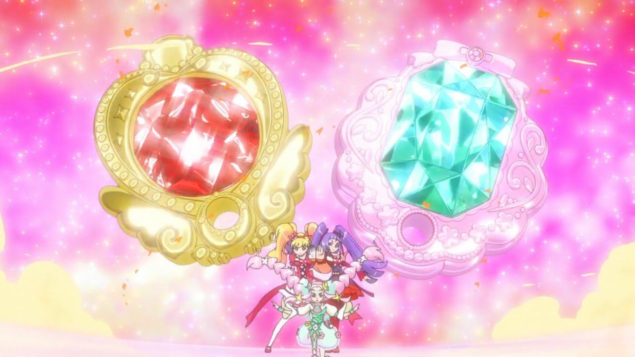 [1080p] Mahou Tsukai Precure - Group Transformation (ver. Ruby & Emerald)