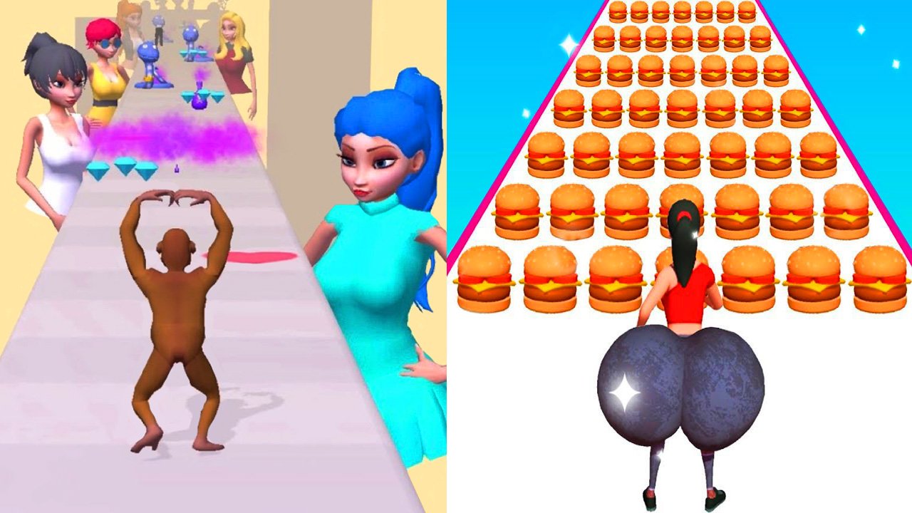 Мобильные игры FrogPrince Rush и Twerk Race прохождение, геймплей и новые уровни для Android и IOS