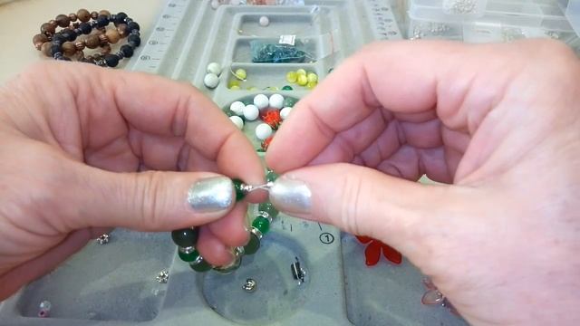 МК ЧАСТЬ 2 .Браслет на ювелирном тросике.