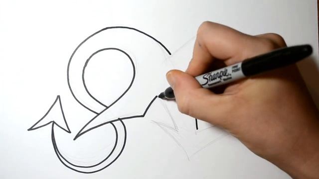 How To Draw Graffiti Letters - X