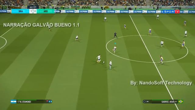 NARRAÇÃO GALVÃO BUENO 1.1 - PES 2018 PCPS3 e XBOX 360