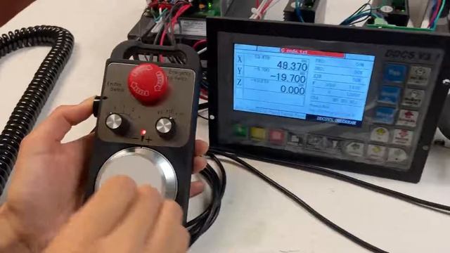 CNC Motion Controller 500KHz Stepper Motor Driver DDCS, 4-Axis MPG