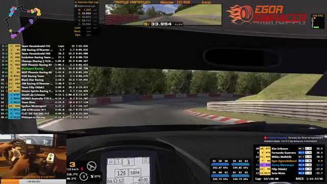 iRacing - СТРИМ - Гонка на выносливость по Северной Петле! Новая серия новая команда