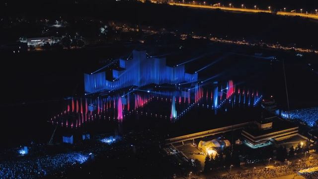 The Circle Of Light Drone Shots / Круг Света в Москве с дрона