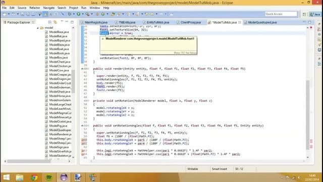 Minecraft Forge Modding 1.7.X - Mob Animation