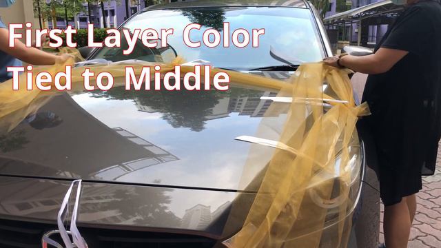 Wedding Car Decoration | Step By Step 30mins | Multi Cross Design | Huamama Singapore