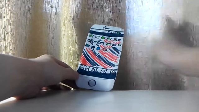 Из бумаги IPhone и планшет