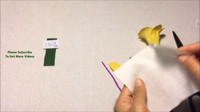 How To Make Allamanda Paper Flower Easy| Diy Origami Allamanda Crepe Paper Flower Making Tutorials