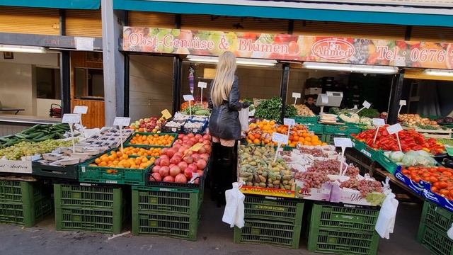 ПРОДУКТОВЫЙ РЫНОК В ВЕНЕ. АВСТРИЯ