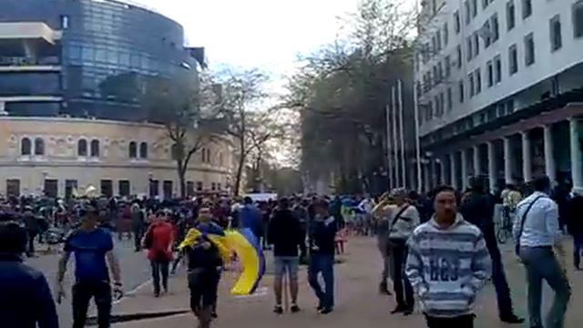 Одесса.2 мая,2014.Афина ,Греческая площадь.