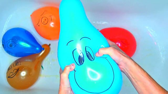 Finger Family / Песня Для детей Семья пальчиков Развивающее видео Учим цвета Лопаем воздушные шарик