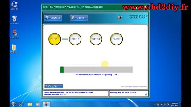 Comment Mettre à Jour Le Programmateur De Clés à Transpondeur Smart CN900