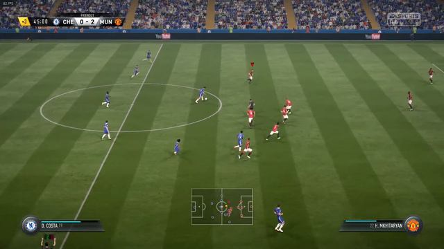FIFA 17 Manchester United Vs Chelsea  PC Gameplay / Test On Lenevo Ideapad Gaming 3 Laptop 1080p