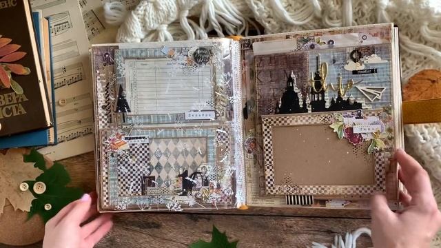 Обзор школьного альбома/ School Album / Scrapbooking