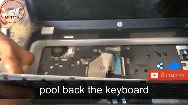 How To Open Keyboard Of Laptop Hp Pavilion G6 | How To Remove And Replace Laptop Keyboard