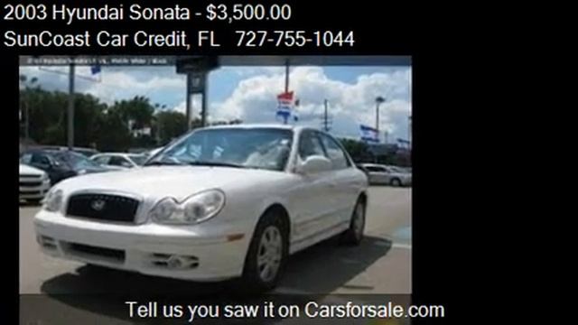 2003 Hyundai Sonata Base - For Sale In Hudson, FL 34667