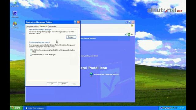 Cara Install Bahasa Arab Di Windows XP