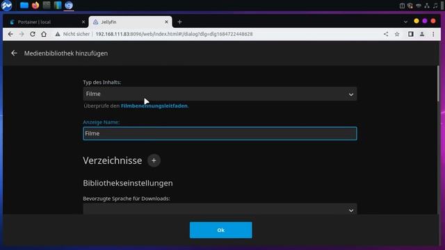 Docker: Media-Server Einrichten