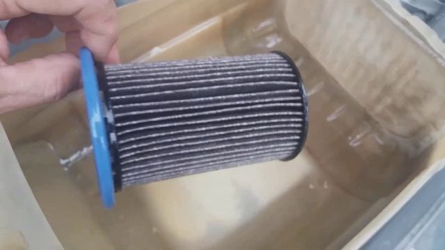 туарег дизель 2013 год замена топливного фильтра -2