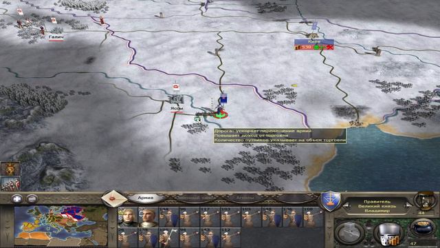 Total War MEDIEVAL II – За Русь! №4 Опустевшая польская крепость.