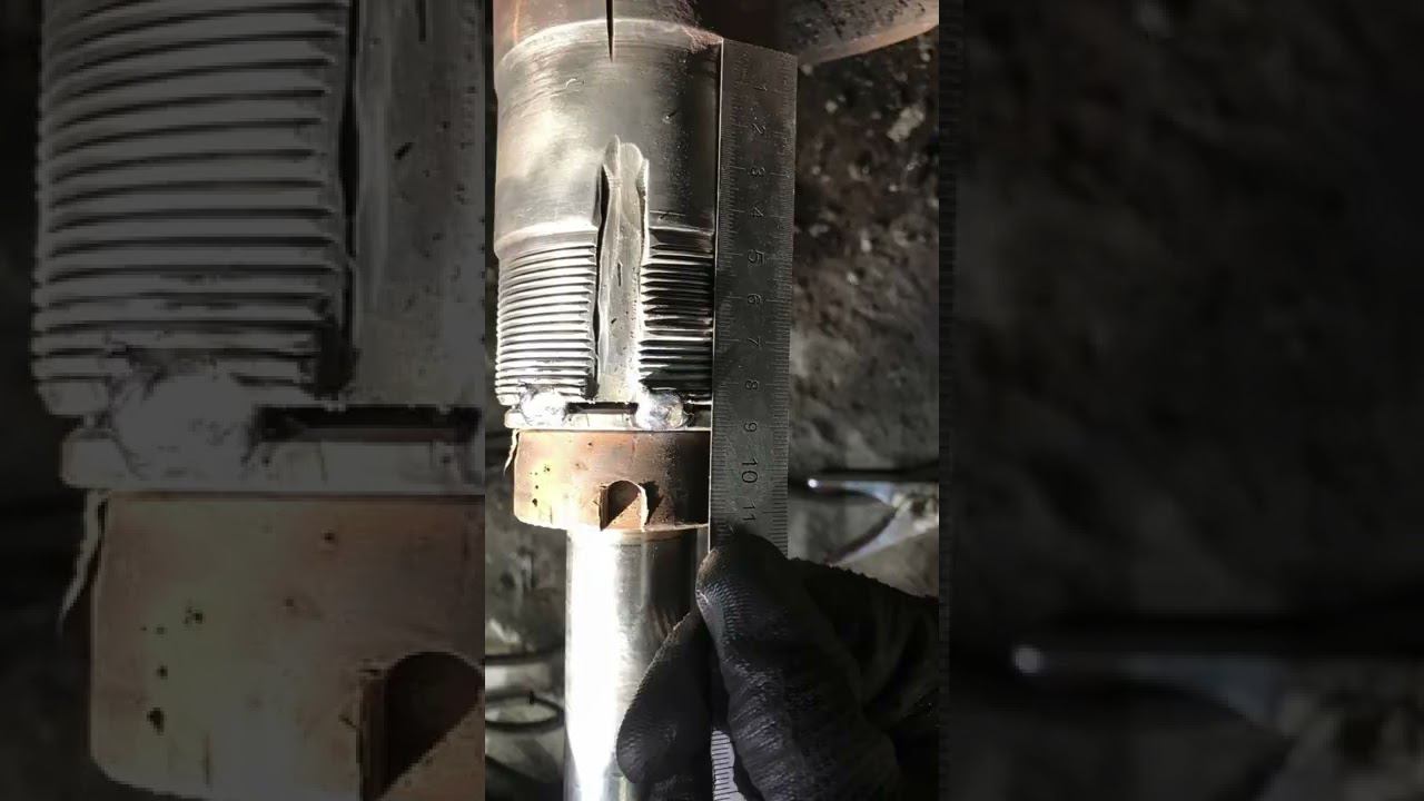 Восстановление резьбы на чулке, без демонтажа.