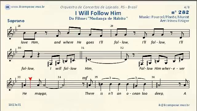282 - I Will Follow Him - (Soprano)