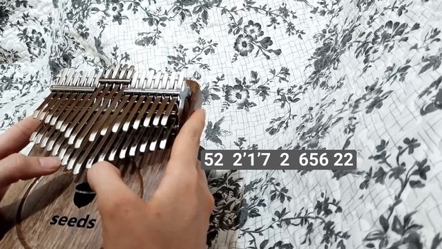Antonio Vivaldi - Four Seasons.  Winter (January) ||| Ellin KALIMBA Tutorial With Tabs