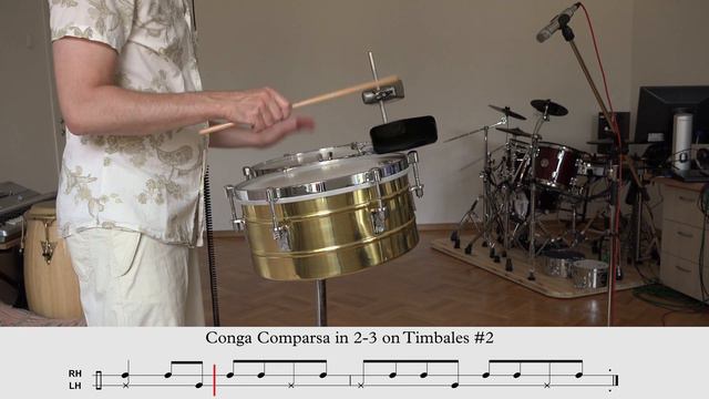 Timbales - Way to Play Bomba Conga Comparsa and Cha-Cha-Cha