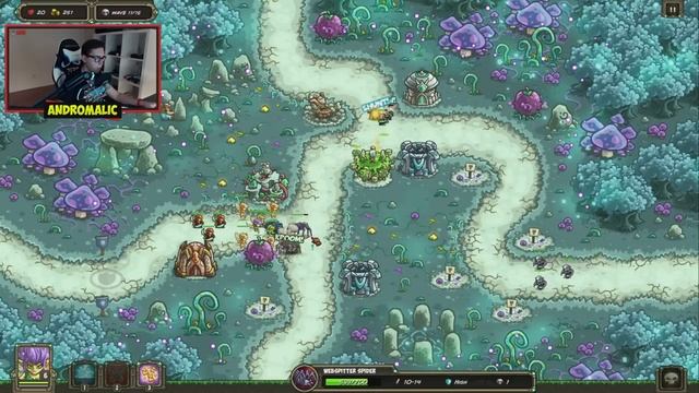 Прохождение Kingdom Rush Origins - Rockhenge на Ветеране PC Steam 7